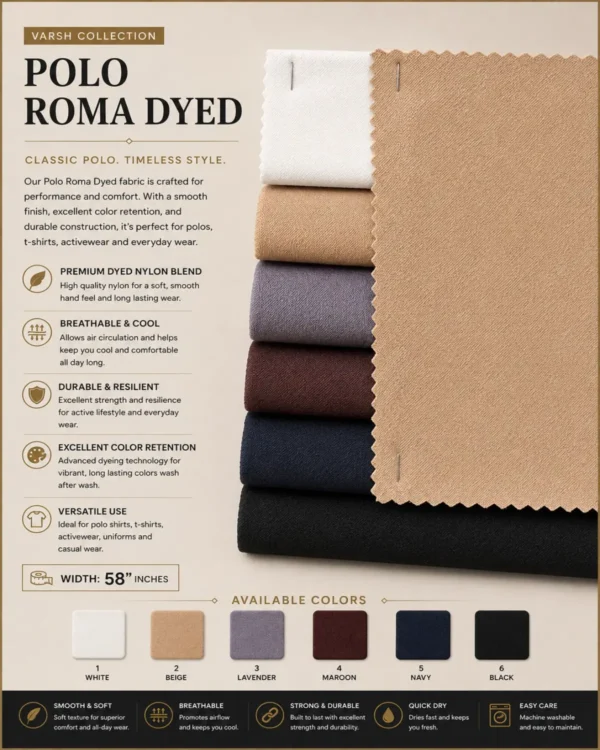 Varsh Collection Polo Roma Dyde